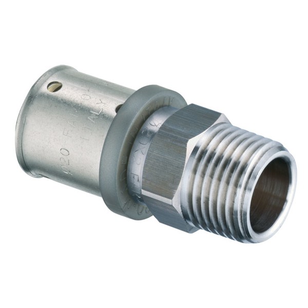 FAR Пресс-переходник FAR с наружной резьбой 1/2" х 20, Т.Е.А. латунь
