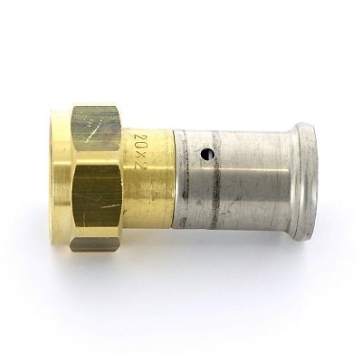 Henco Муфта пресс Henco с накид. гайкой 20 x 3/4" (под плоскую прокладку)