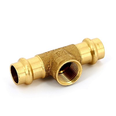 IBP Тройник В пресс IBP 15 х 1/2" х 15 бронза
