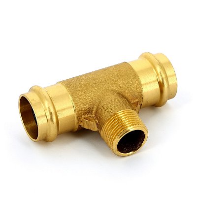 IBP Тройник Н пресс IBP 28 х 3/4" х 28 бронза
