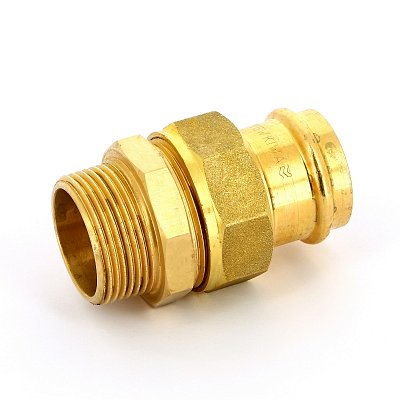 IBP Муфта Н пресс IBP 35 х 1 1/4" с разъемным соединением бронза