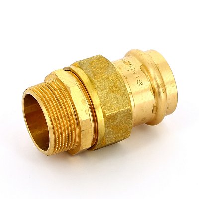 IBP Муфта Н пресс IBP 42 х 1 1/2" с разъемным соединением бронза