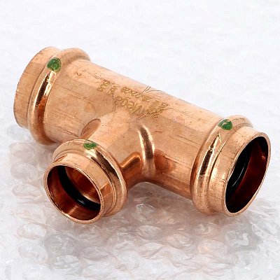 Viega Тройник пресс Viega Profipress 28x22x28 - медь, SC-Contur