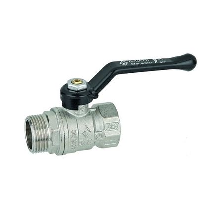 Bugatti Кран шаровой Bugatti Arizona 605 - 1/2" (НР/ВР, PN40, ручка-рычаг)
