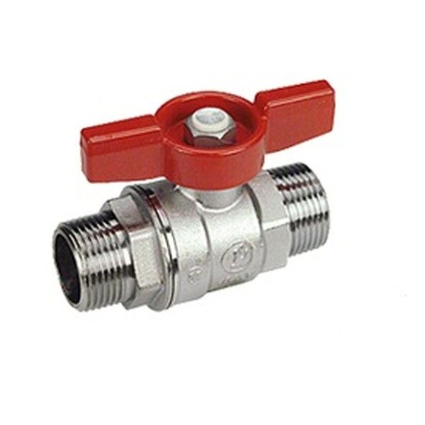 Giacomini Кран шаровой хромированный Giacomini R253D, 1 1/4", НН, бабочка