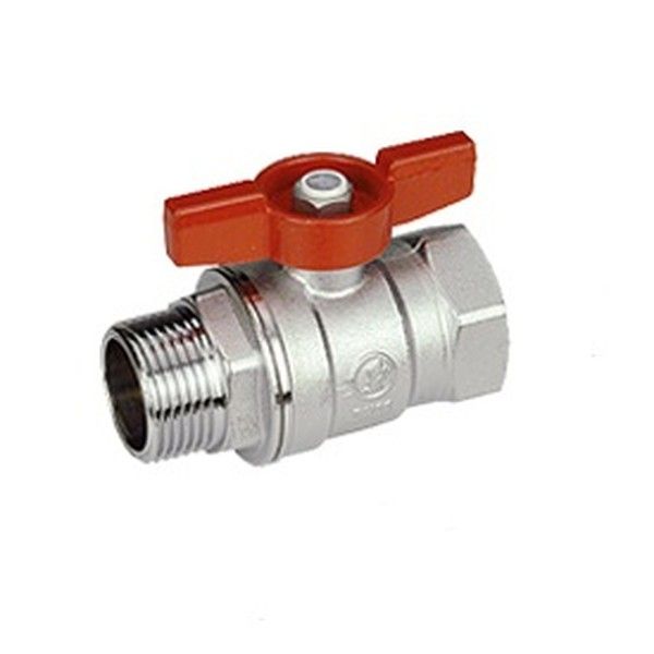 Giacomini Кран шаровой хромированный Giacomini R254D, 3/8", ВН, бабочка