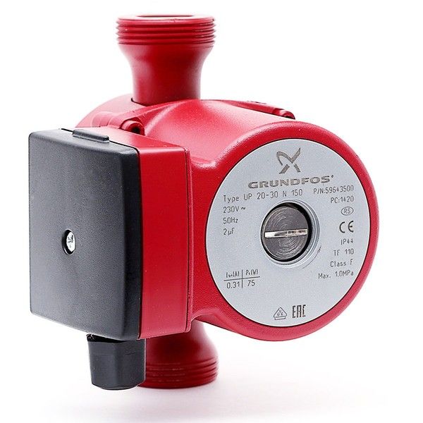 Grundfos Насос циркуляционный для ГВС Grundfos UP 20-15 N (корпус из нерж. стали)