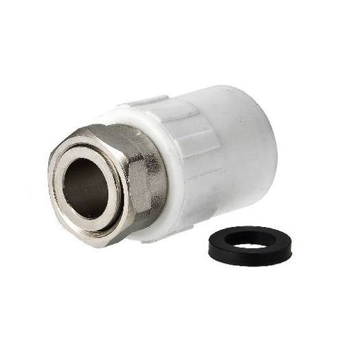 Fusitek Переход с накидной гайкой полипропиленовый - 20 x 1/2"